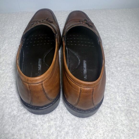 J. Murphy by Johnston & Murphy Men's Slip-On Cognac Loafers Tassel  Size 9 1/3 - Picture 7 of 9